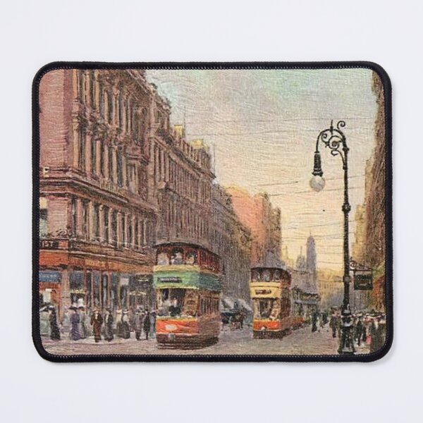 Item preview, Vintage Illustration of Sauchiehall Street, Glasgow designed and sold by yourscotland.