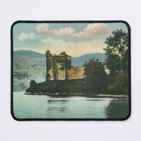 Item preview, Vintage Illustration of Urquhart Castle on Loch Ness designed and sold by yourscotland.