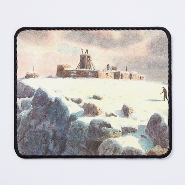 Item preview, Vintage Illustration of Ben Nevis Observatory & Hotel designed and sold by yourscotland.