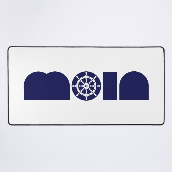 Item preview, Moin steering wheel (Low German / Plattdüütsch / Navy) designed and sold by Roderix.