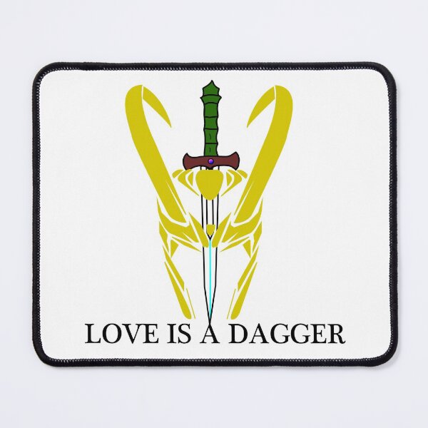 Item preview, love is a dagger designed and sold by esmebruh.