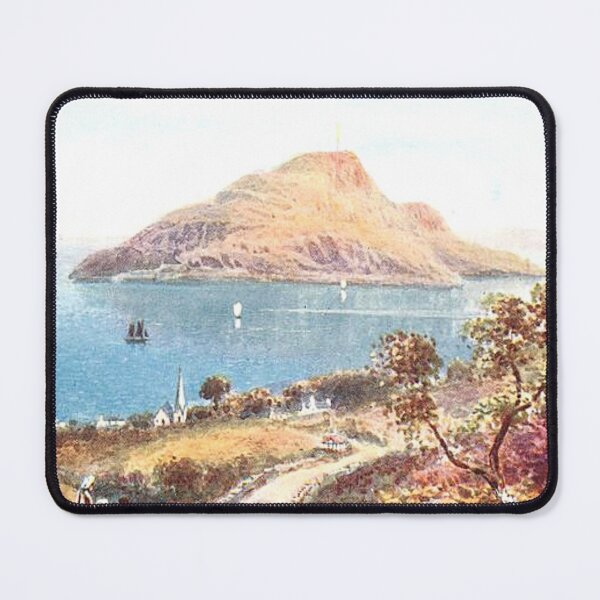Item preview, Vintage Illustration of Arran, Scotland - Holy Isle From Lamlash designed and sold by yourscotland.