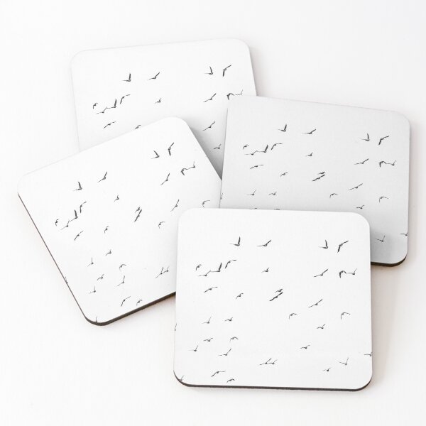 Item preview, Flying birds in black and white  designed and sold by sarahernaandez.