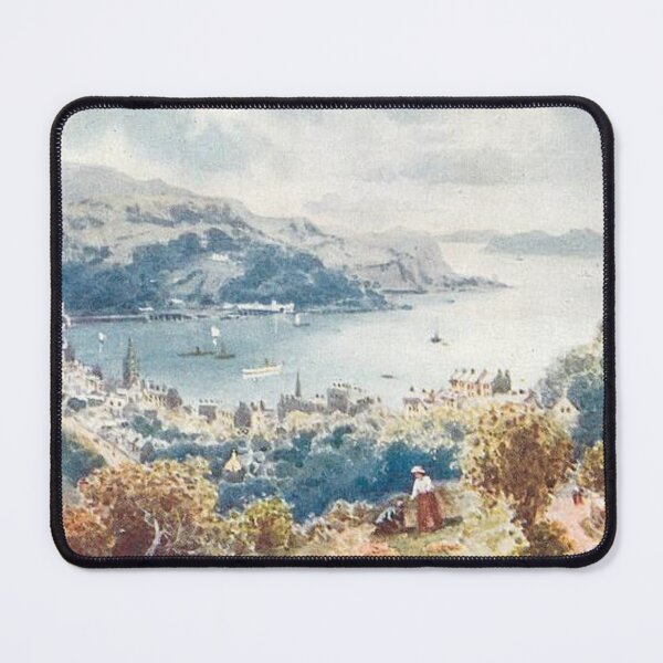 Item preview, Vintage Illustration of Oban, Scotland - Island of Kerrera designed and sold by yourscotland.