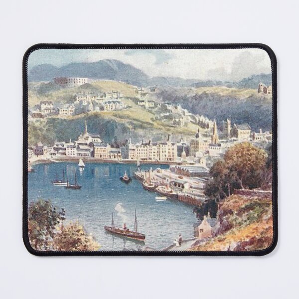 Item preview, Vintage Illustration of Oban, Scotland - From Pulpit Hill designed and sold by yourscotland.