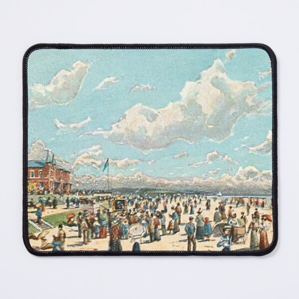 Item preview, Vintage Illustration of Aberdeen Scotland - The Sea, Beach & Bathing Station designed and sold by yourscotland.
