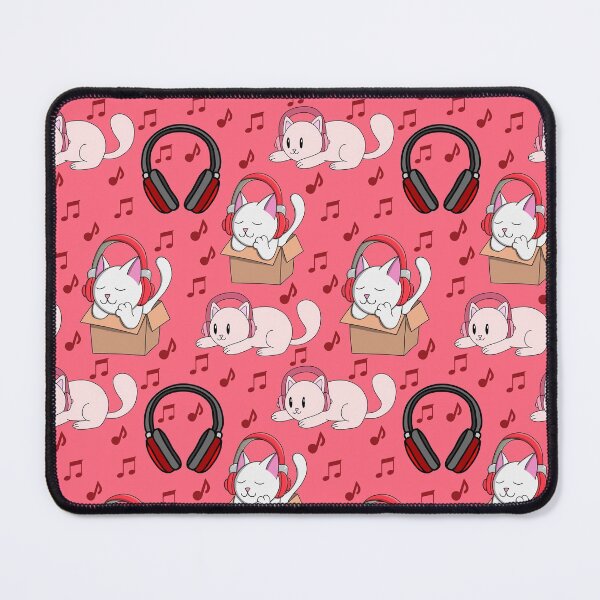 Item preview, Cat Headphones Pattern designed and sold by palaco210.