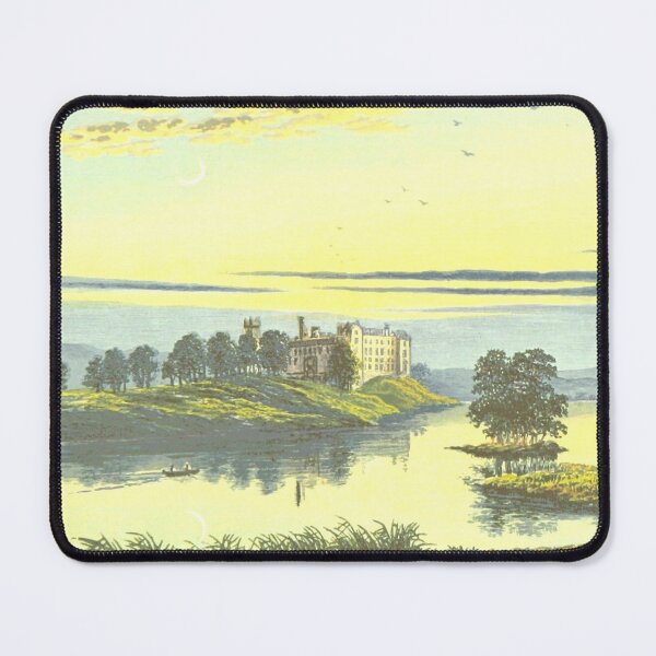 Item preview, Vintage Illustration of Linlithgow Palace and Loch, Scotland designed and sold by yourscotland.