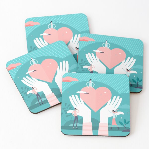 Item preview, Loving Hands 1 Edition - National Nonprofit Day Group Blue/ Pink designed and sold by Benjamin Daniel.