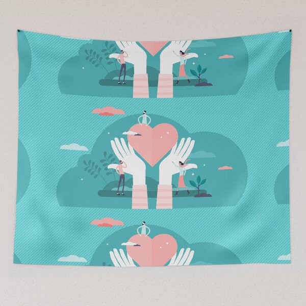 Item preview, Loving Hands 1 Edition - National Nonprofit Day Group Blue/ Pink designed and sold by Benjamin Daniel.