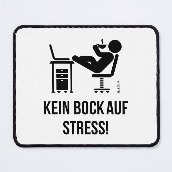Item preview, Don't feel like stress! (Office / Work / Stress Free / Black) designed and sold by Roderix.