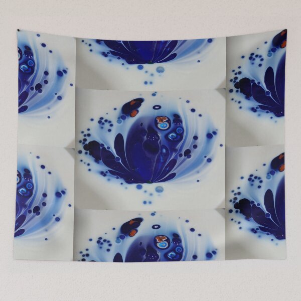 Item preview, Blue lotus abstract designed and sold by zchriswit.