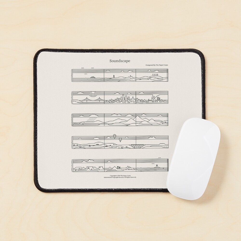 Item preview, Mouse Pad designed and sold by thepapercrane.