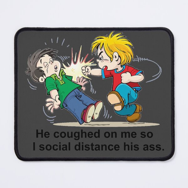 Item preview, Corona He coughed Covid 19 social distance designed and sold by Golden-place.