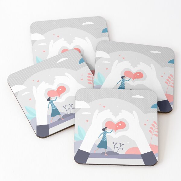 Item preview, Loving Hands 2 Edition - National Nonprofit Day Woman Grey/ Pink designed and sold by Benjamin Daniel.