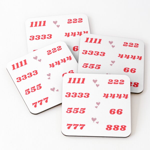Item preview, Angel Numbers Pack in Red | Law Of Attraction  designed and sold by Highon444.