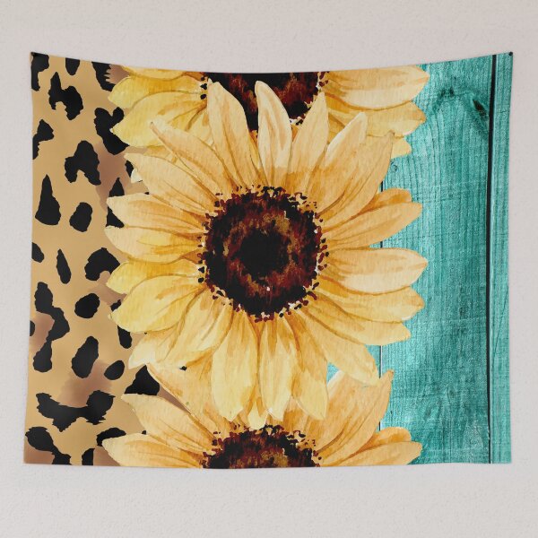 Item preview, Sunflowers stacked tiger pattern stacked sunflowers designed and sold by Shawa Shop.