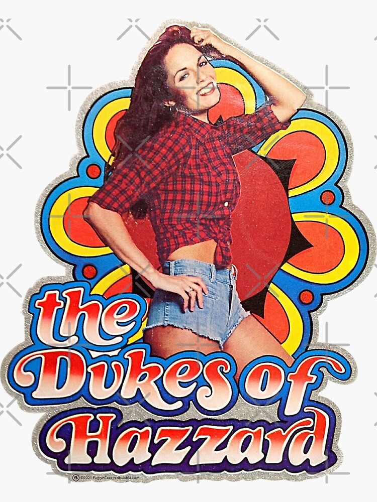 "Daisy Dukes of Hazzard" Sticker by FugginTeez Redbubble
