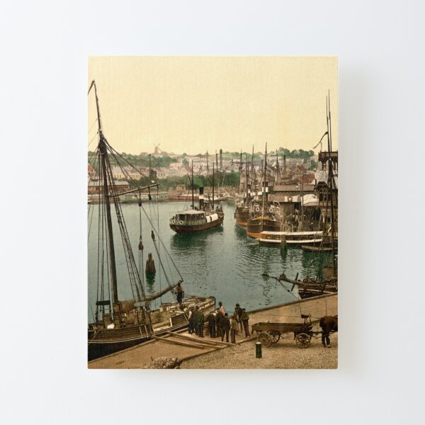 Flensburg steamship pavilion Canvas Mounted Print