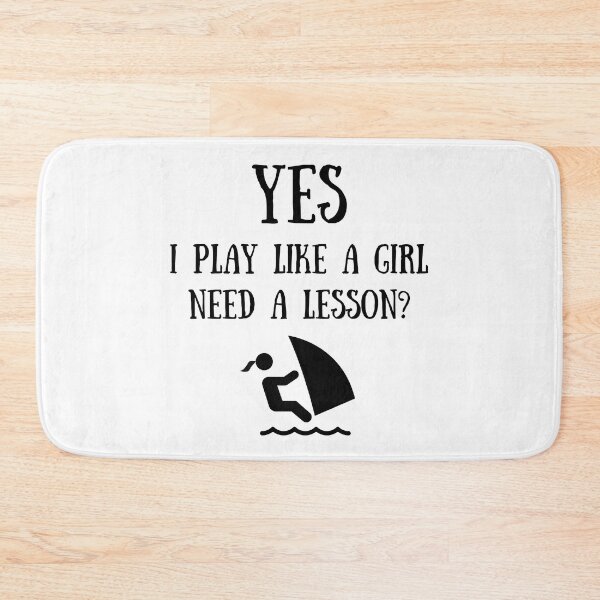 Item preview, Windsurfing: Yes I play like a girl, Need a lesson? designed and sold by TheGreenGoat.