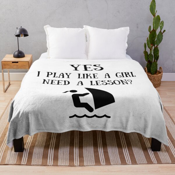 Item preview, Windsurfing: Yes I play like a girl, Need a lesson? designed and sold by TheGreenGoat.