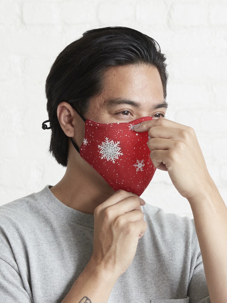 Alternate view of Snowflakes Mask