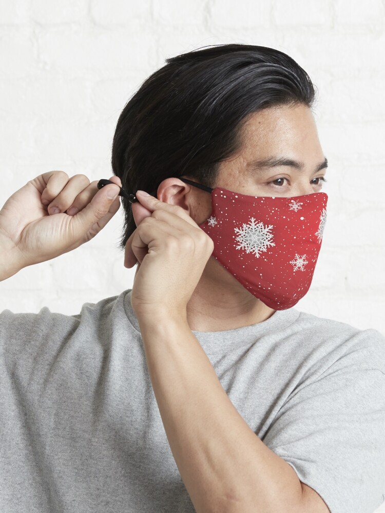 Alternate view of Snowflakes Mask