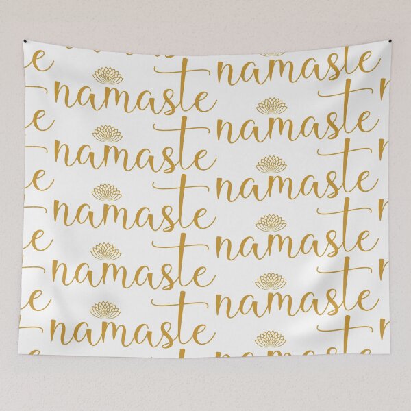 Item preview, Namaste lotus flower designed and sold by Radixbarny.