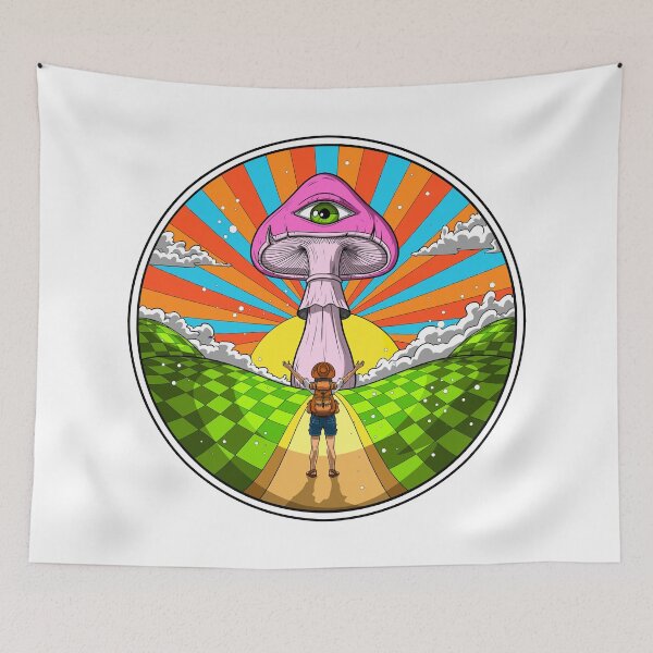 Item preview, Hippie Magic Mushrooms designed and sold by underheaven.