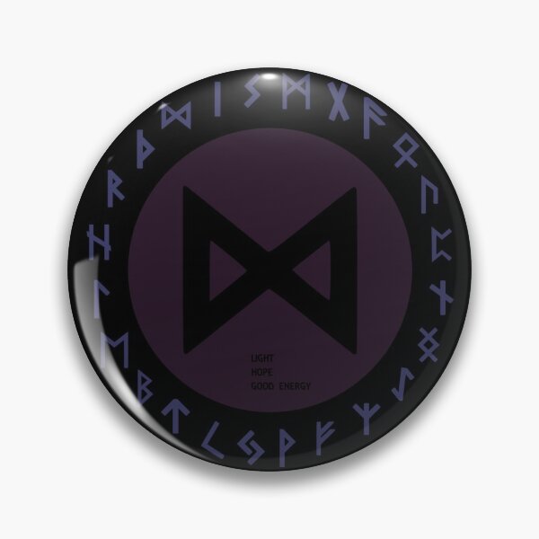 Artikelvorschau, Lila Dagaz Futhark | Isländisch | Wikinger Runensymbol entworfen und verkauft von Depic Spirit.