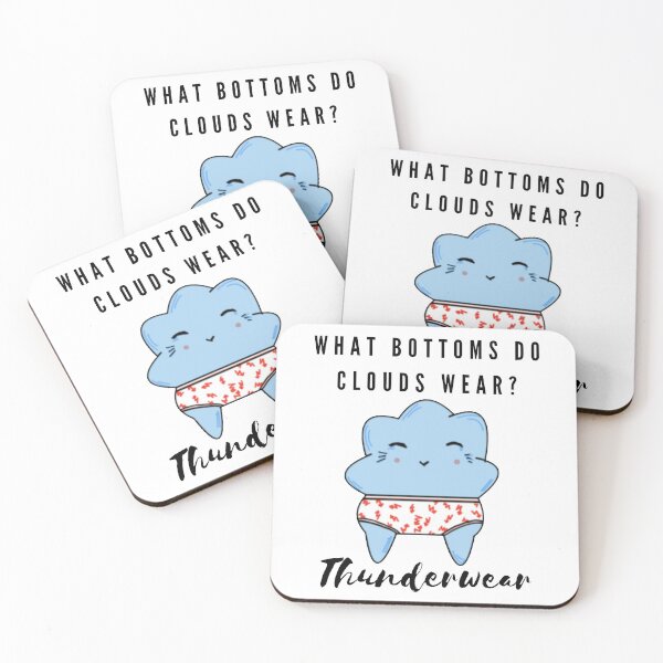 Item preview, Funny Cloud Thunder Underwear designed and sold by Funpunny.