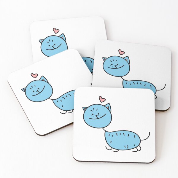 Item preview, Stick figure cat (b) designed and sold by spontania.