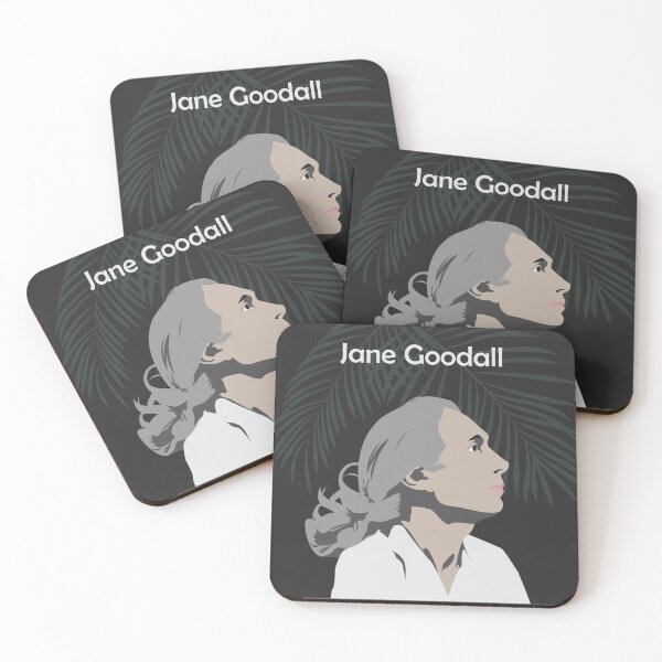 Item preview, Jane Goodall Poster Art Chimpanzee, female scientist, science poster, classroom decor, feminist art print, Steminist, stem art, stem women, animal rights designed and sold by GalleryArtField.