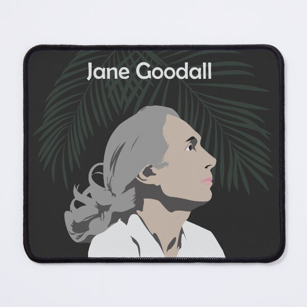Item preview, Jane Goodall Poster Art Chimpanzee, female scientist, science poster, classroom decor, feminist art print, Steminist, stem art, stem women, animal rights designed and sold by GalleryArtField.