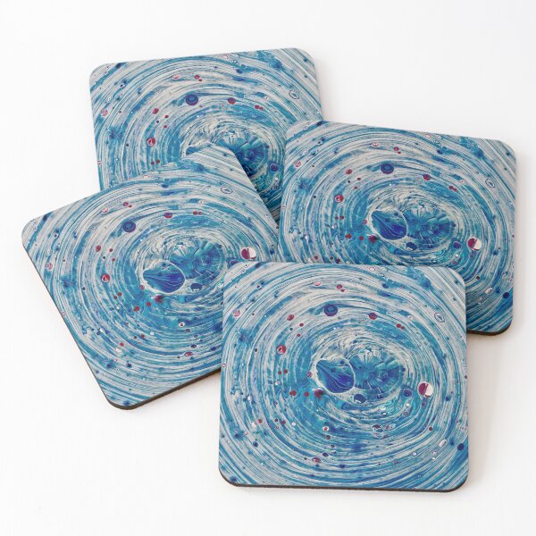 Item preview, Into The Galaxy Abstract Acrylic Pour designed and sold by Adelle Smith.