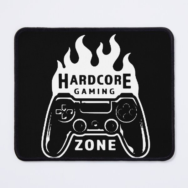 Item preview, Hardcore Gaming Zone Vintage Monochrome Gaming White designed and sold by WearWolfDesigns.