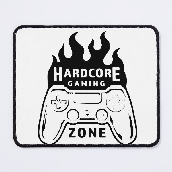 Item preview, Hardcore Gaming Zone Vintage Monochrome Gaming White designed and sold by WearWolfDesigns.