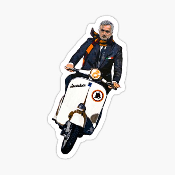 Mourinho Murales in Rome Sticker