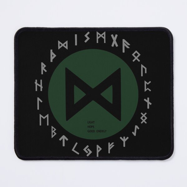 Artikelvorschau, Green Dagaz Elder Futhark | Wikinger-Runen-Symbol entworfen und verkauft von Depic Spirit.