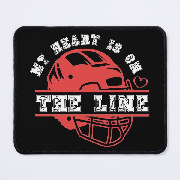 Item preview, Football My Heart Is On The Line  designed and sold by plussorn.