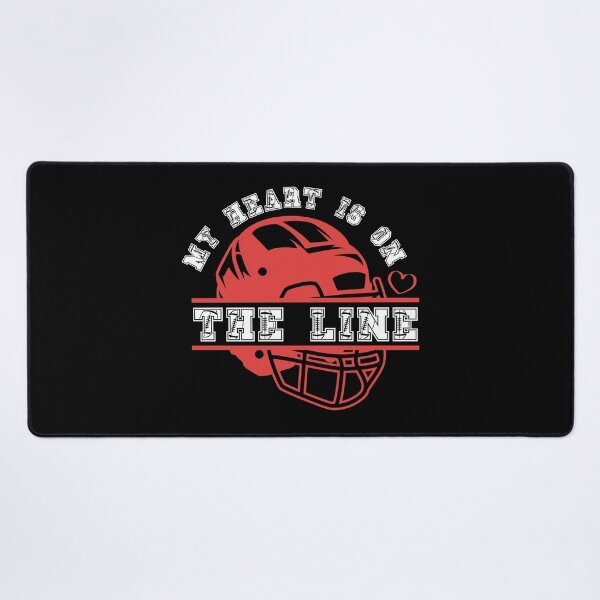 Item preview, Football My Heart Is On The Line  designed and sold by plussorn.