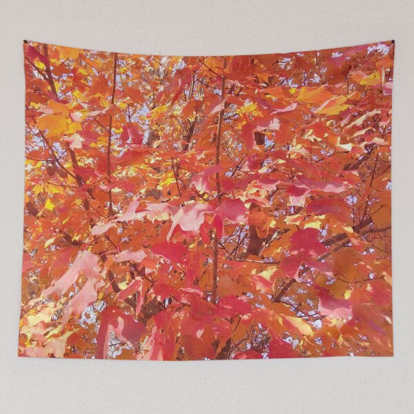 Item preview, Red Autumn Leaves designed and sold by Dodie the Llama Designs.