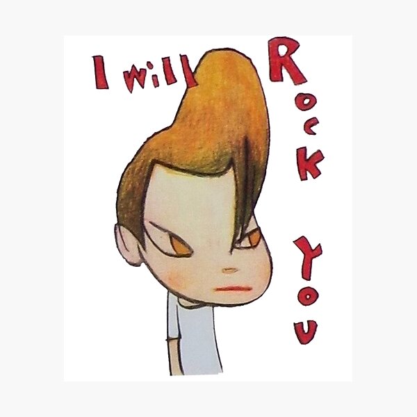 Item preview, lacma - yoshitomo nara i will rock you designed and sold by SweatVtgShirts.