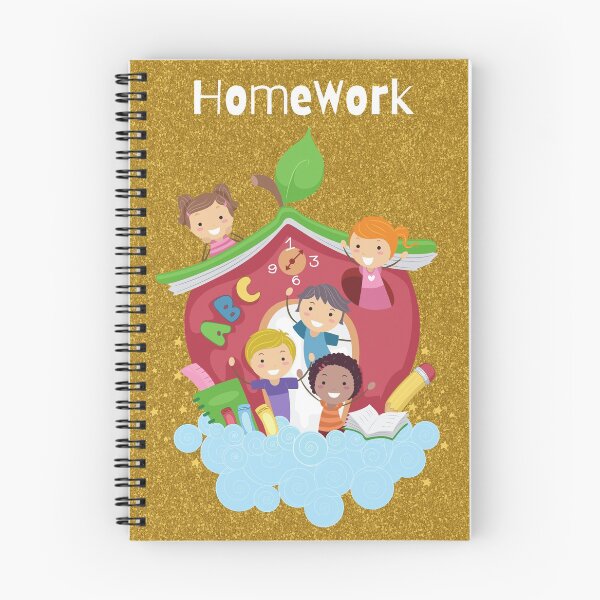 Item preview, Homework Notebook Composition - Dream - Apple in the Clouds designed and sold by Palm-Pineapple.