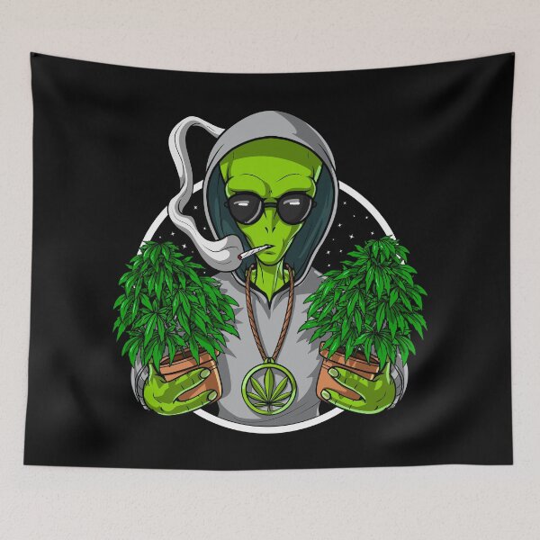 Item preview, Alien Weed Stoner designed and sold by underheaven.