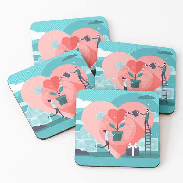 Item preview, Philanthropy Edition - National Nonprofit Day Couple Blue/ Pink designed and sold by Benjamin Daniel.