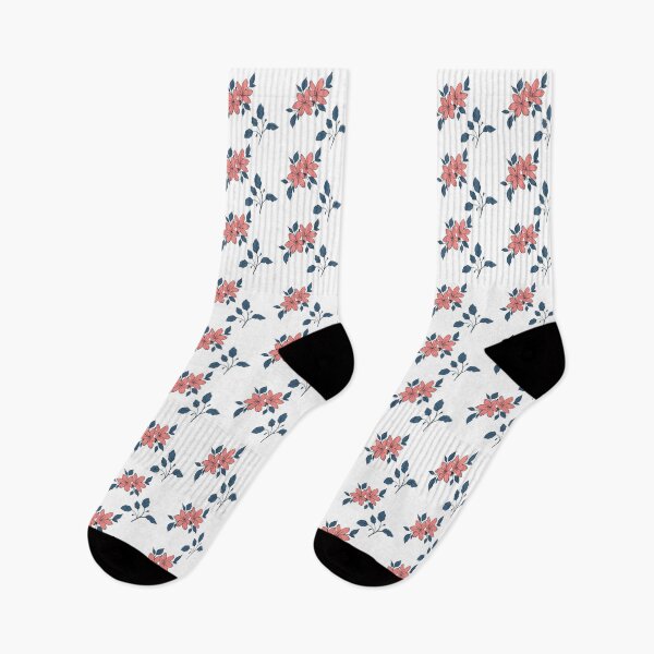 Item preview, Pink and Blue Floral Pattern designed and sold by Ila Mandlik.