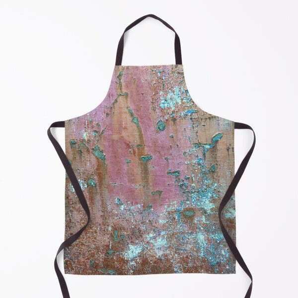 Item preview, Abstract turquoise flowers on colorful rusty background designed and sold by Anna Lemos.