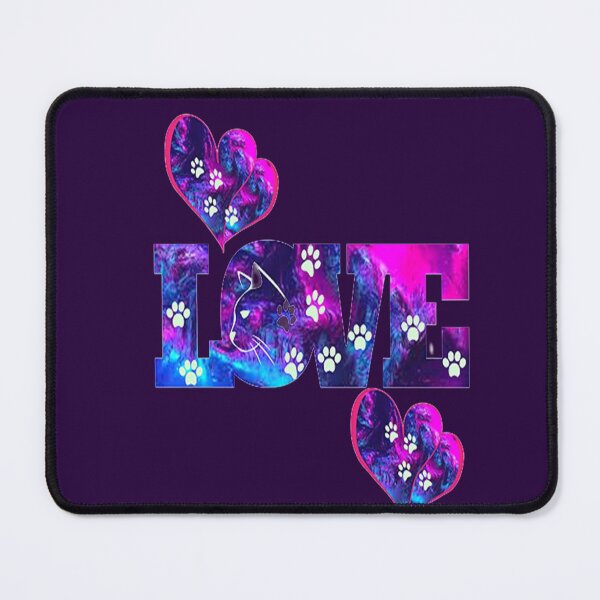 Item preview, Love Vibrant Cat Design, for the Cat Lover,  Fulltime Cat Mom- pampered pets designed and sold by Adri Barnard.