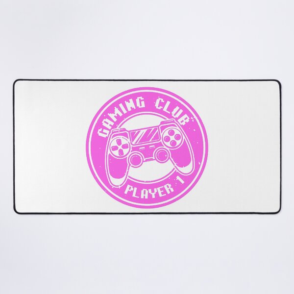 Item preview, Gaming Round Badge with Console Gamepad - Gaming Club Player 1 Pink designed and sold by WearWolfDesigns.